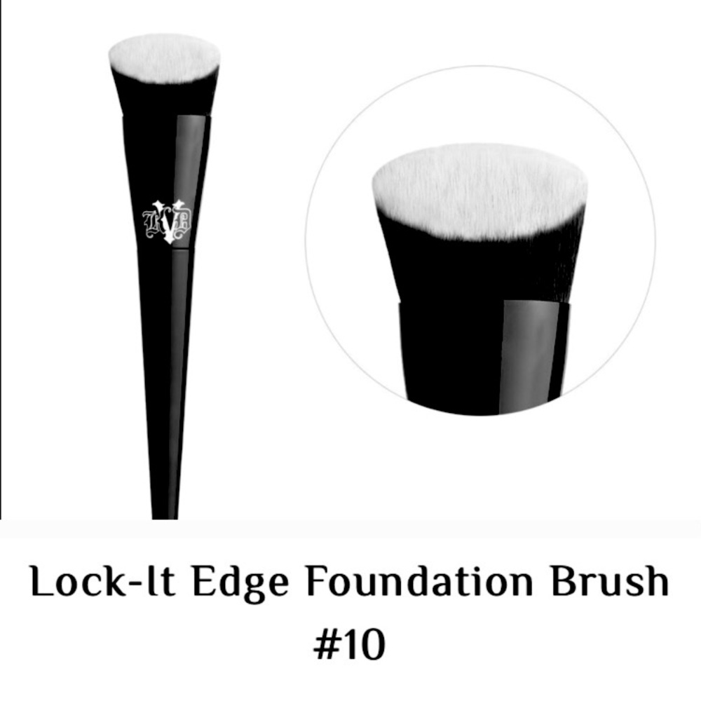 KVD Lock-It Edge Foundation Brush # 10